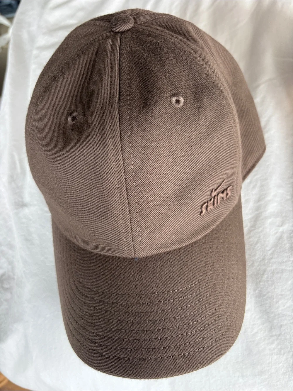 Skims Nike Brown Baseball Cap - Classic Curved Brim